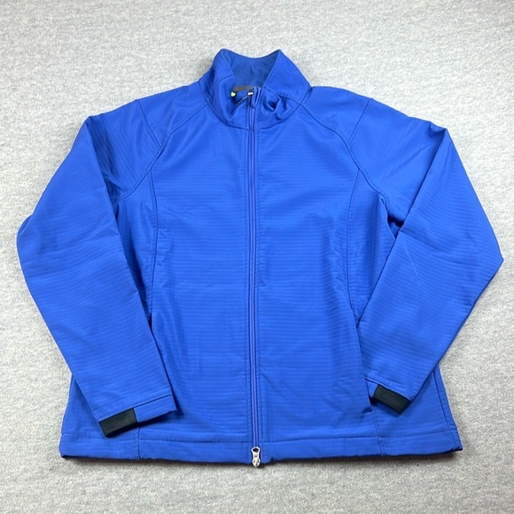 Lands’ End Women’s Size Large 14/16 Lightweight Jacket Full Zip Oeko-Tex - Picture 1 of 16